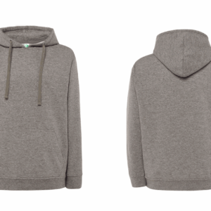 Sudadera capucha gris personalizada