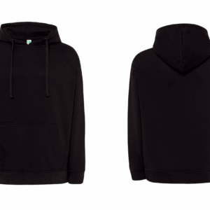 Sudadera capucha negra personalizada