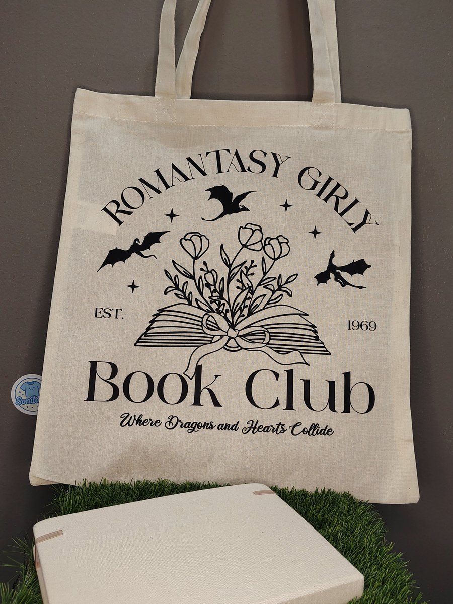 Totebag natural romantsay girly